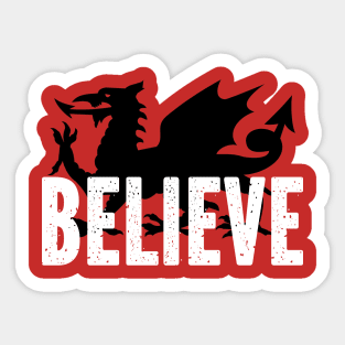 Believe Wales, Cymru am Byth Sticker